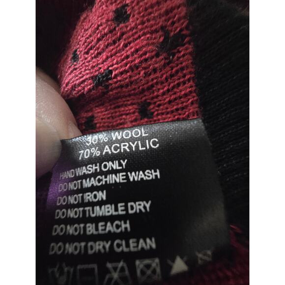 EUC Hell Bunny Skull Short Sleeve Sweater Size M - Picture 5 of 5